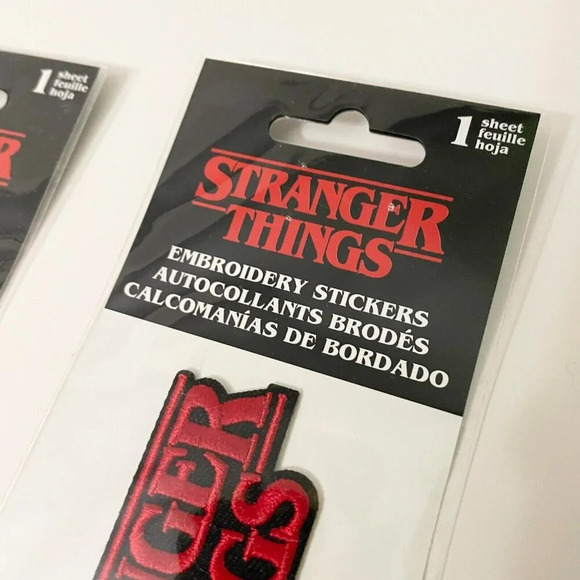 Lot of 2 Stranger Things Embroidery Stickers - Picture 12 of 15